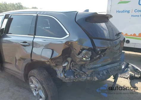 2014 Toyota Highlander Limited Platinum V6 из США, поврежденный, VIN 5TDDKRFH8ES007618